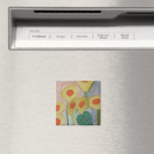 Magnet de tournesols Abstraits (In Situ (Lave-vaisselle))