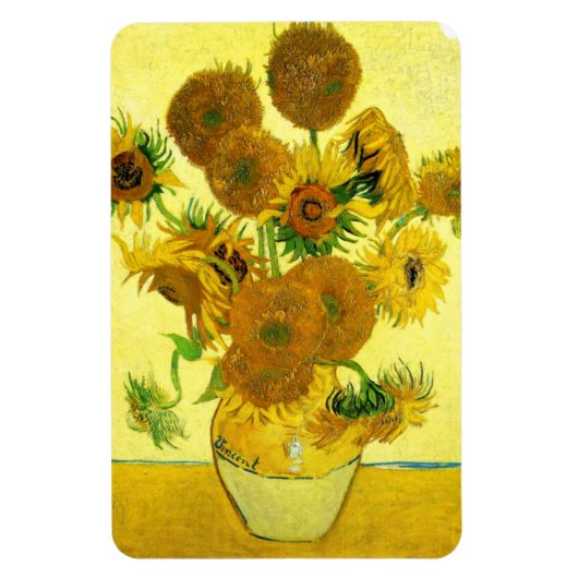 Magnet de tournesols Van Gogh (Vertical)