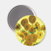 Magnet de tournesols Van Gogh (Recto/Verso)