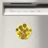 Magnet de tournesols Van Gogh (In Situ (Lave-vaisselle))