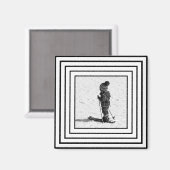 Magnet de trame photo personnalisable (Recto/Verso)