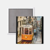 Magnet de tramway de Lisbonne (Recto/Verso)
