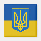Magnet de trident ukrainien (Devant)