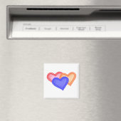 Magnet de trio coeur (In Situ (Lave-vaisselle))