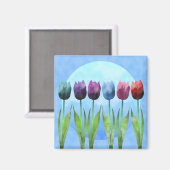 Magnet de tulipe (Recto/Verso)