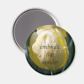 Magnet de tulipe et de citation (Recto/Verso)
