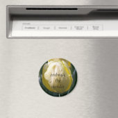 Magnet de tulipe et de citation (In Situ (Lave-vaisselle))