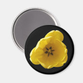 Magnet de tulipe jaune (Recto/Verso)