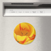 Magnet de tulipe jaune (In Situ (Lave-vaisselle))
