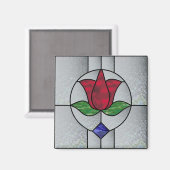 Magnet de tulipe victorienne (Recto/Verso)