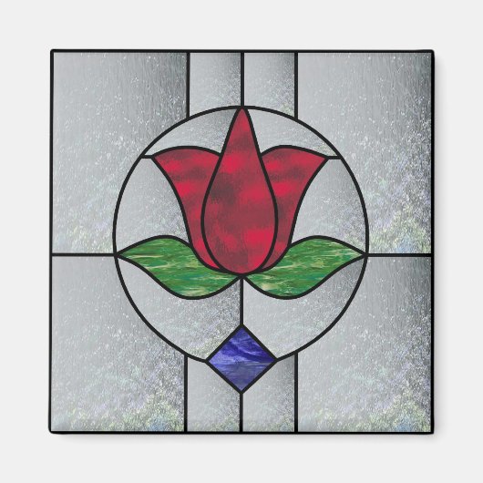 Magnet de tulipe victorienne (Devant)