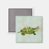 Magnet de turtle Jade (Recto/Verso)