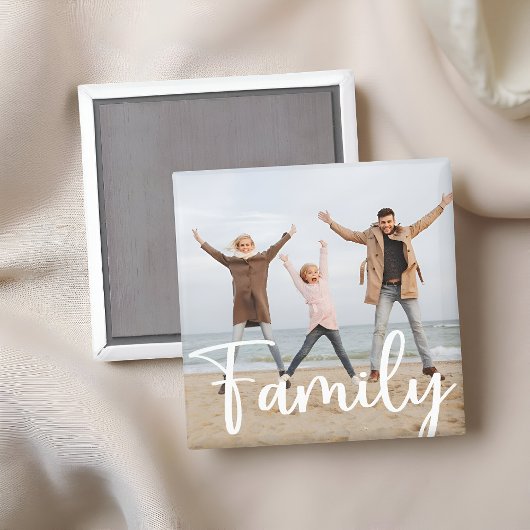 Magnet de typographie moderne et cool pour photo d