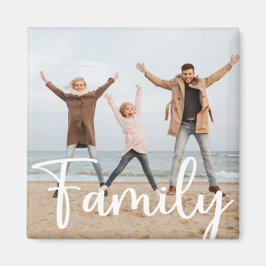 Magnet de typographie moderne et cool pour photo d (Devant)