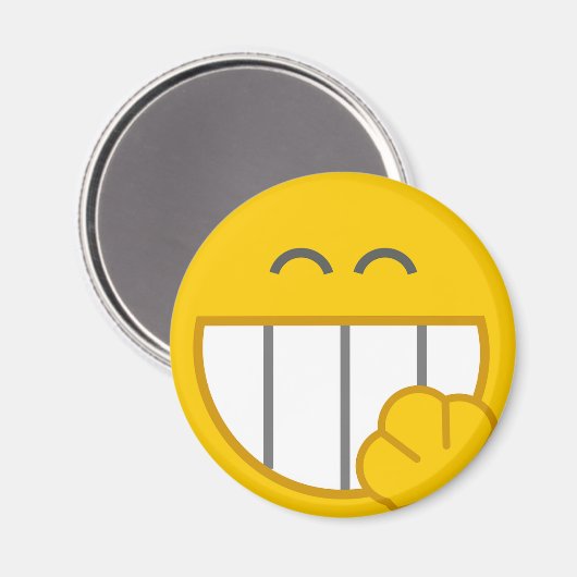 Magnet de verrouillage du visage drôle (Recto/Verso)