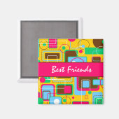 Magnet de verrouillage funky (Recto/Verso)