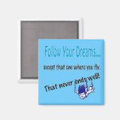 Magnet de verrouillage humoristique amusant (Recto/Verso)