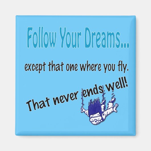 Magnet de verrouillage humoristique amusant (Devant)