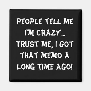 Magnet de verrouillage humoristique amusant