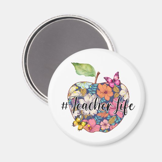 Magnet de vie de l'enseignant (Recto/Verso)