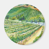 Magnet de vignoble californien (Devant)