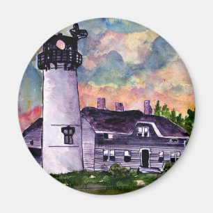 Magnet de vignoble de Marthas de phare de Chatham
