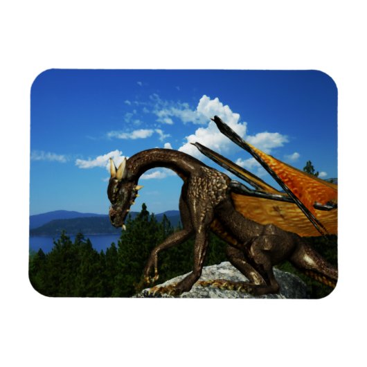 Magnet de vinyle du lac View (Horizontal)