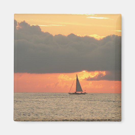 Magnet de voiles de coucher de soleil (Devant)