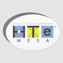 Magnet de voiture 4 x 6 ovale HTeM