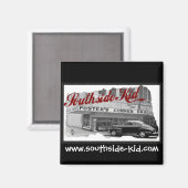 Magnet de voiture Carré pour enfants Southside (Recto/Verso)