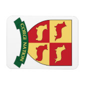 Magnet de voiture de la nation Corgi (Horizontal)