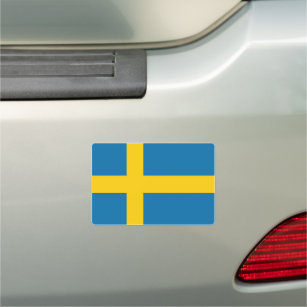Magnet de voiture drapeau suédois