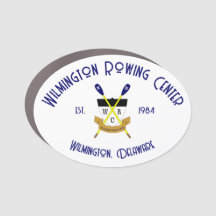 Magnet de voiture du centre d'aviron Wilmington - 