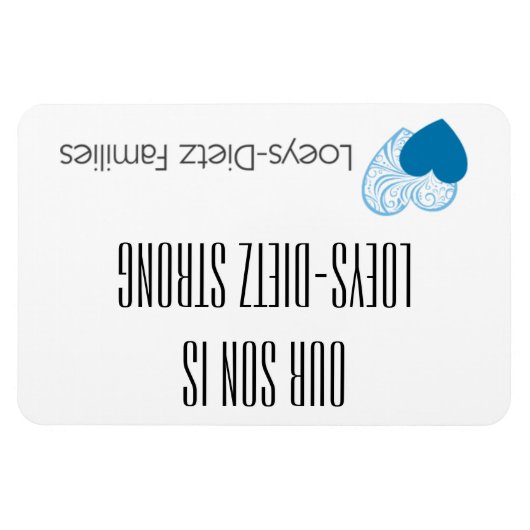 Magnet de voiture Loeys-Dietz (Horizontal)