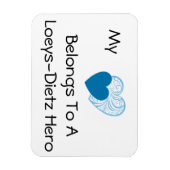 Magnet de voiture Loeys-Dietz (Vertical)