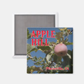 Magnet de voyage Apple Hill Placerville (Recto/Verso)