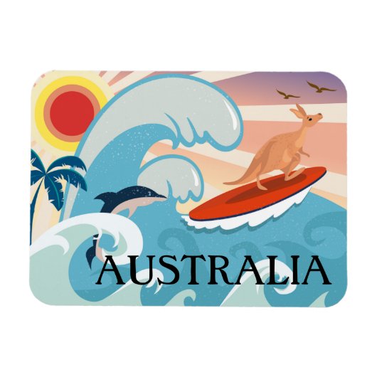 Magnet de voyage Australie (Horizontal)