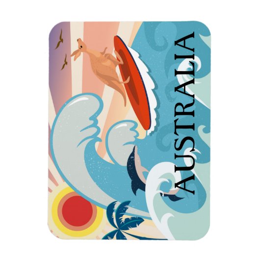 Magnet de voyage Australie (Vertical)