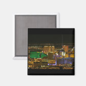 Magnet de vue aérienne Las Vegas South Strip (Recto/Verso)