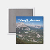 Magnet de vue Banff (Recto/Verso)
