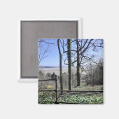 Magnet de vue de la baie Morecambe (Recto/Verso)