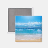 Magnet de vue océanique tropicale (Recto/Verso)