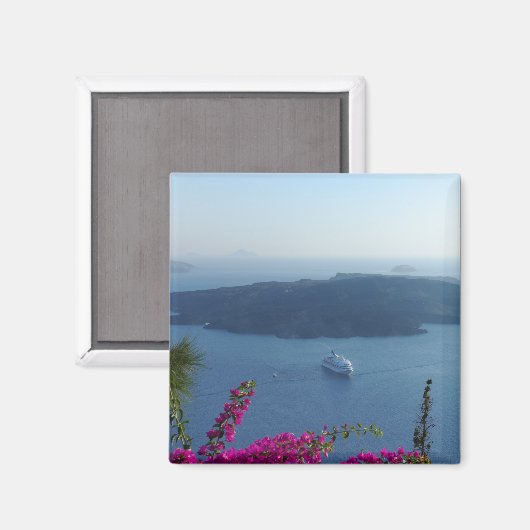 Magnet d'eau de Santorin (Recto/Verso)