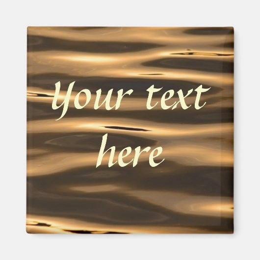 Magnet d'eau or (Devant)