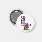 Magnet démocrate des élections américaines (Recto/Verso)
