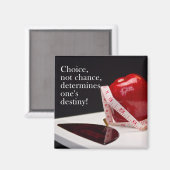 Magnet d'encouragement alimentaire (Recto/Verso)