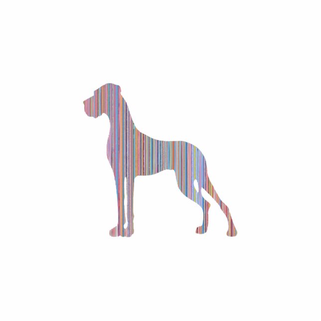 Magnet der Dogge-3d Fotobeeldje Magneet (Voorkant)