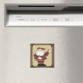 Magnet des ampoules de Noël de Santas (In Situ (Lave-vaisselle))