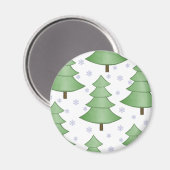 Magnet des arbres de Noël (Recto/Verso)