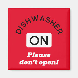 Magnet des avis de lave-vaisselle de bureau